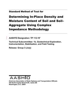 AASHTO TP 112-19