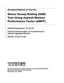 AASHTO TP 134-19