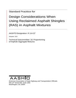 AASHTO R 114-22