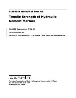 AASHTO T 132-22