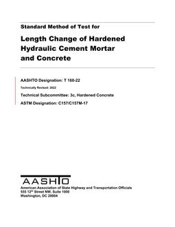 AASHTO T 160-22