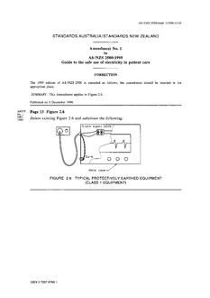 AS/NZS 2500-1995 AMDT 1