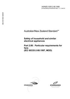 AS/NZS 3350.2.80-1998