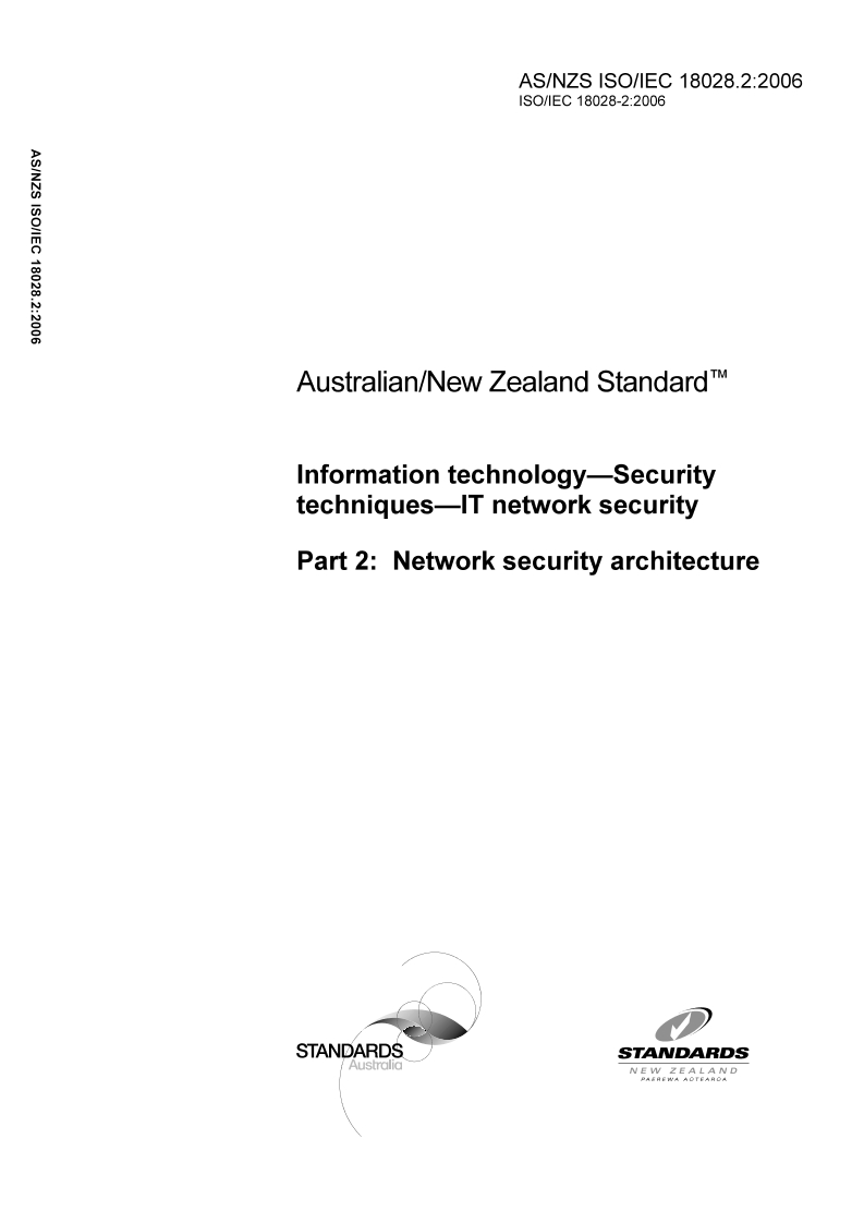 AS/NZS ISO/IEC 18028.2-2006