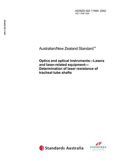 AS/NZS ISO 11990-2002