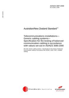 AS/NZS 3087-2000