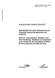 AS/NZS CISPR 16.4.4-2012