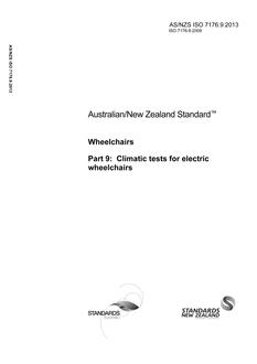 AS/NZS ISO 7176.9-2013