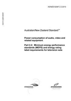 AS/NZS 62087.2.2-2010