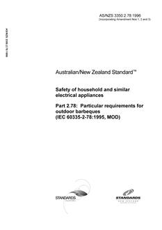 AS/NZS 3350.2.78-1996