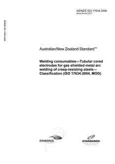 AS/NZS ISO 17634-2006