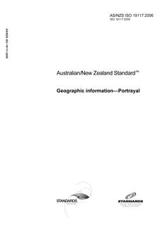 AS/NZS ISO 19117-2006