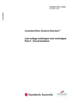 AS/NZS 3947.2-2002