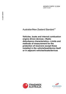 AS/NZS CISPR 12-2004