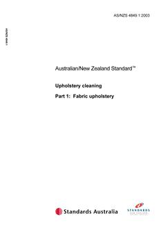 AS/NZS 4849.1-2003