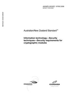 AS/NZS ISO/IEC 19790-2006