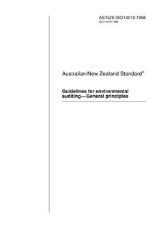 AS/NZS ISO 14010-1996