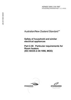 AS/NZS 3350.2.30-1997