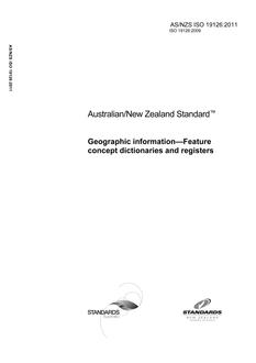 AS/NZS ISO 19126-2011