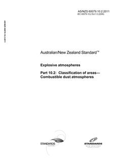 AS/NZS 60079.10.2-2011