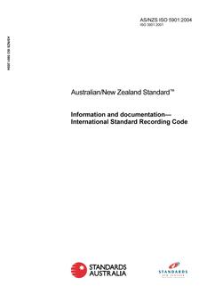 AS/NZS ISO 5901:2004