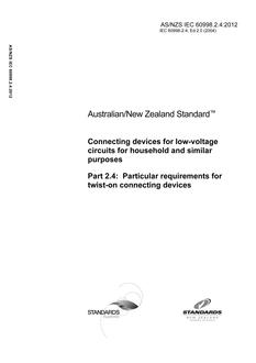 AS/NZS IEC 60998.2.4:2012