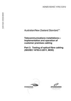 AS/NZS ISO/IEC 14763.3:2012