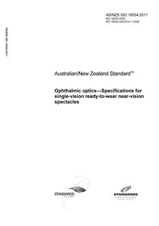 AS/NZS ISO 16034:2011