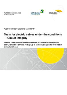 AS/NZS IEC 60331.3:2021