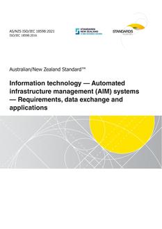 AS/NZS ISO/IEC 18598:2021