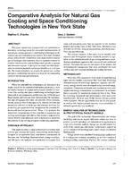 3959 — Comparative Analysis for Natural Gas Cooling and Space Conditioning Technologies in New York State