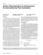 SA-96-01-1 — Airflow Characteristics of Jet Expansion for Nonisothermal Flow Conditions