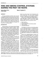 CH-95-13-2 — Fire and Smoke Control Systems During the Past 100 Years