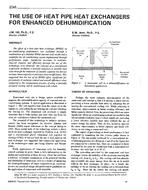 3745 — The Use of Heat Pipe Heat Exchangers for Enhanced Dehumidification