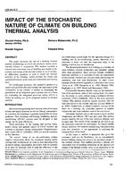 OR-94-09-3 — Impact of the Stochastic Nature of Climate on Building Thermal Analysis