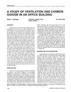 OR-94-22-2 — A Study of Ventilation and Carbon Dioxide in an Office Building