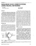 CH-93-03-1 — Nonlinear HVAC Computations Using Neural Networks