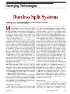 Emerging Technologies: Ductless Split Systems