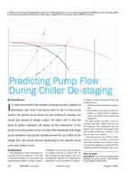 Predicting Pump Flow During Chiller De-Staging