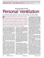 Emerging Technologies: Personal Ventilation