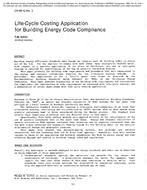 CH-85-12-3 — Life Cycle Costing Application for Building Energy Code Compliance