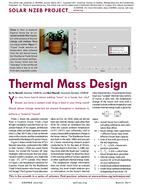 07: Solar NZEB Project: Thermal Mass Design