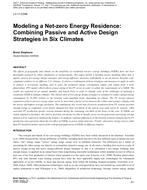 LV-11-C046 — Modeling a Net-zero Energy Residence:Combining Passive and Active Design Strategies in Six Climates