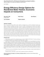 LV-11-C013 — Energy Efficiency Design Options for Residential Water Heaters: Economic Impacts on Consumers