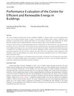 CH-12-C061 — Performance Evaluation of the Centre for Efficient and Renewable Energy in Buildings