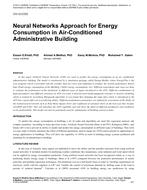 CH-12-C033 — Neural Networks Approach for Energy Consumption in Air-Conditioned Administrative Building