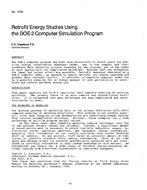 AC-2759 — Retrofit Energy Studies Using the DOE-2 Computer Simulation Program