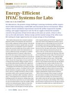 Engineer's Notebook: Energy-Efficient HVAC Systems for Labs