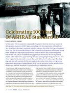 Celebrating 100 Years of ASHRAE Standard 15