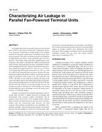 OR-16-027 — Characterizing Air Leakage in Parallel Fan-Powered Terminal Units